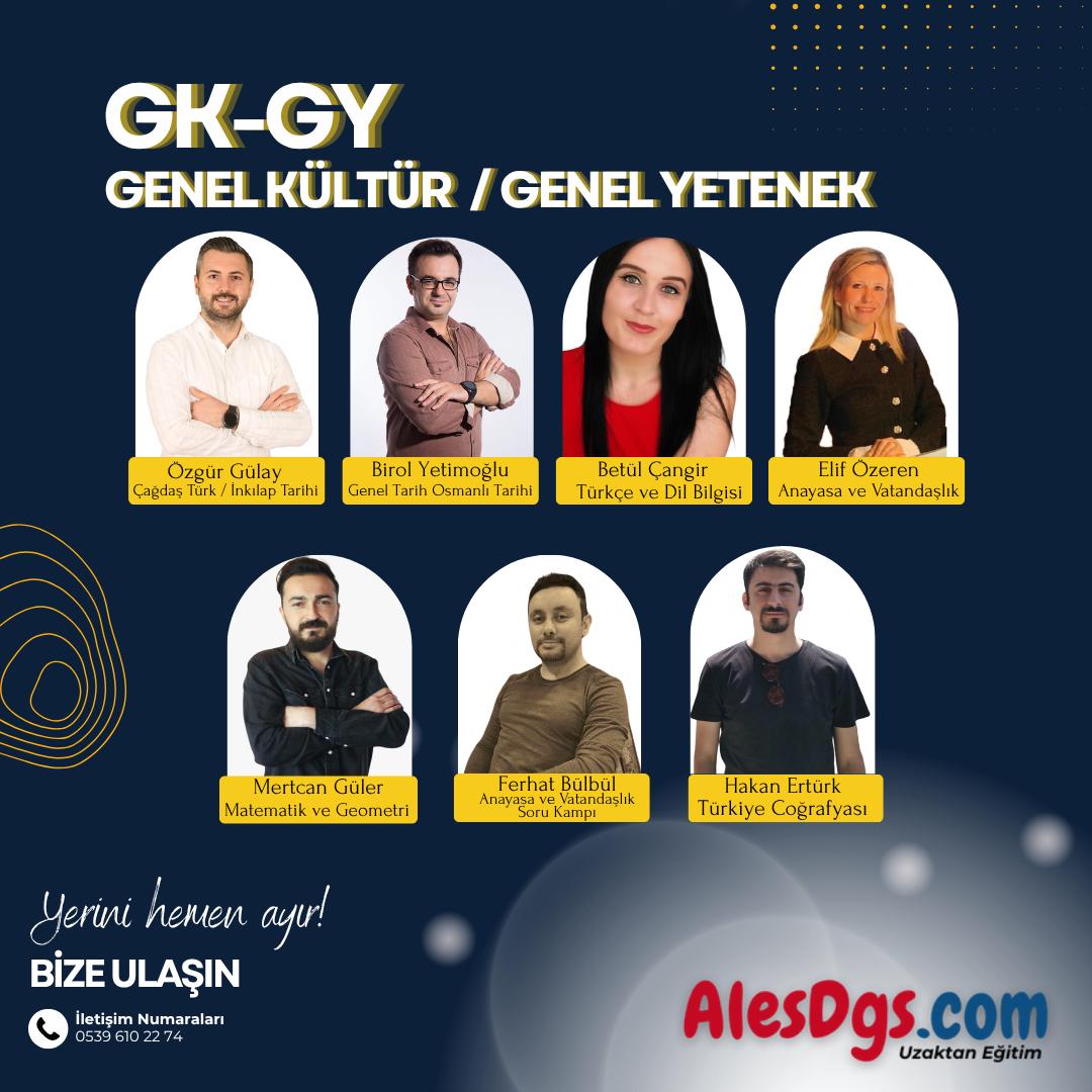 Genel Yetenek Genel Kültür ÖNLİSANS / ORTAÖĞRETİM
